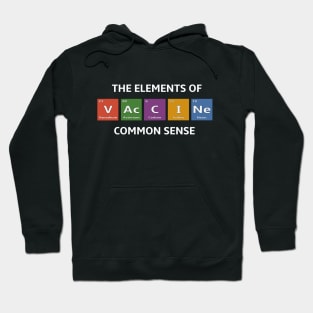 Pro Vaccination Elements of the Periodic Table Hoodie